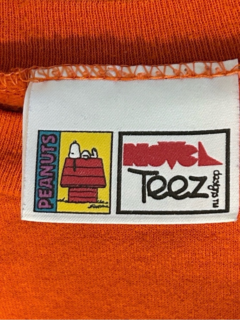 Vintage Peanuts Snoopy Joe Cool Trick Or Treat Halloween Sweatshirt Mens size XL - Picture 4 of 13